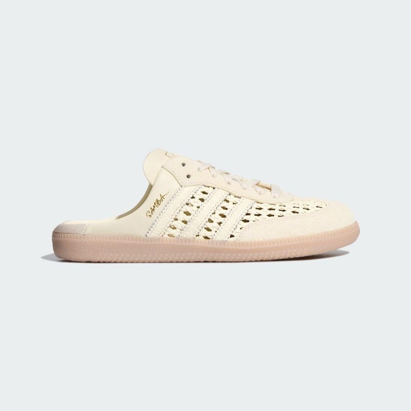 Adias Samba OG Mule Cream White