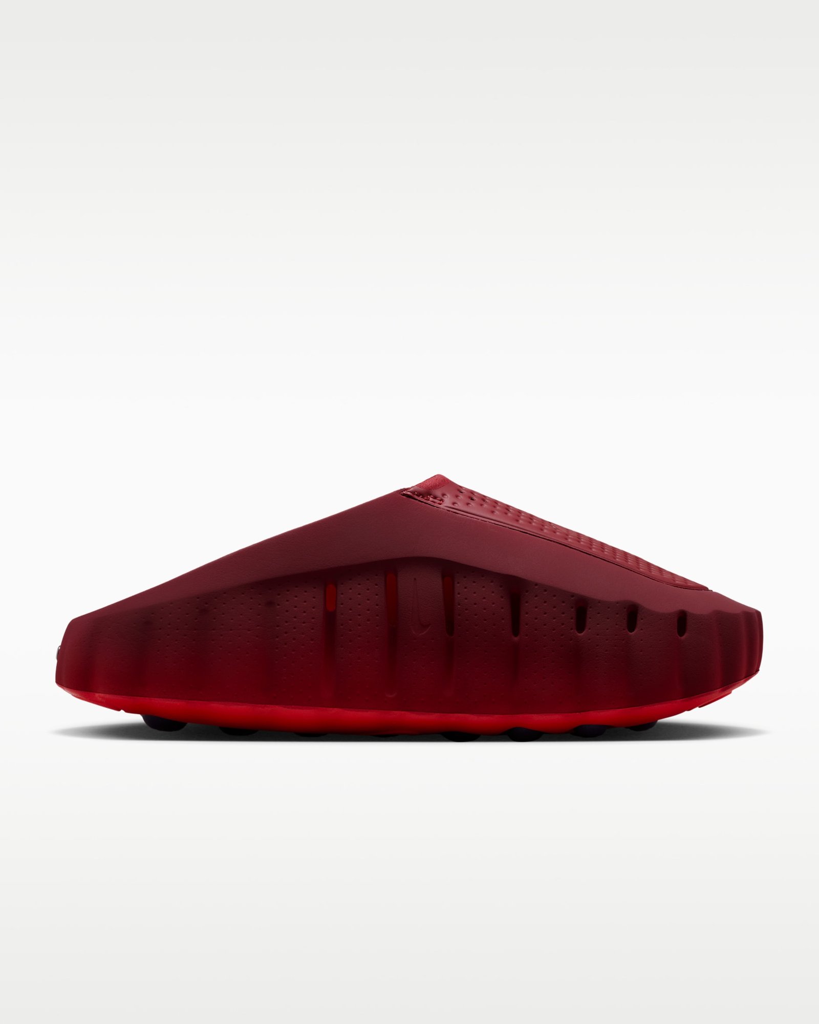Nike Mind 001 mules feature a Team Red
