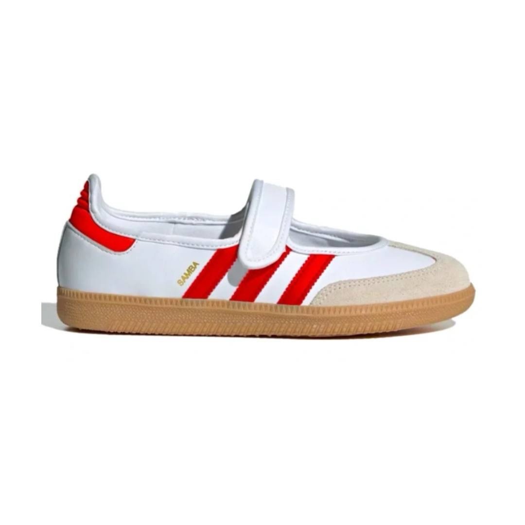 Adidas Samba Jane 
White Red