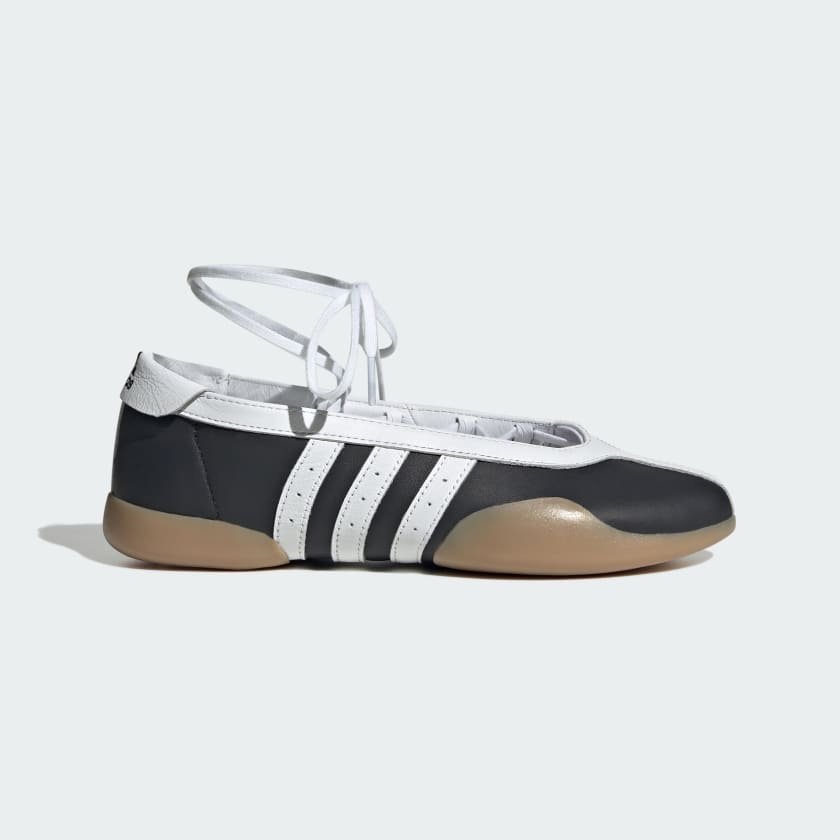 Adidas Taekwondo Mei Ballet shoes in the Core Black and Cloud White