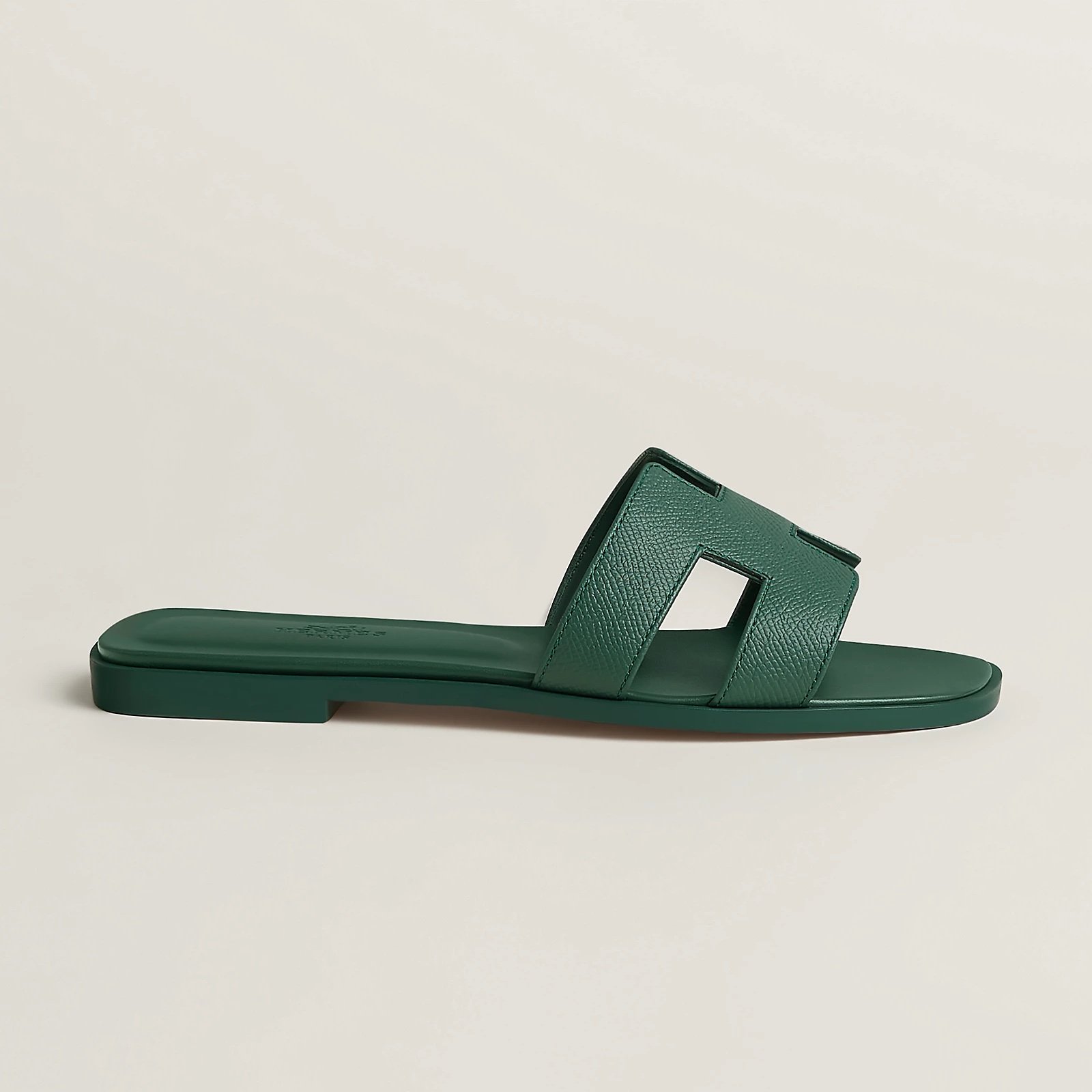 Hermes Sandal Chypre Green Epsom Calfskin