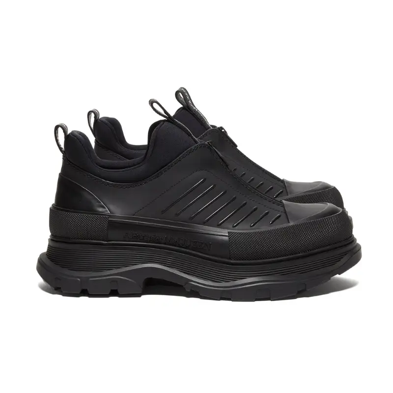 Alexander McQueen Tread Slick Zip Up – Black