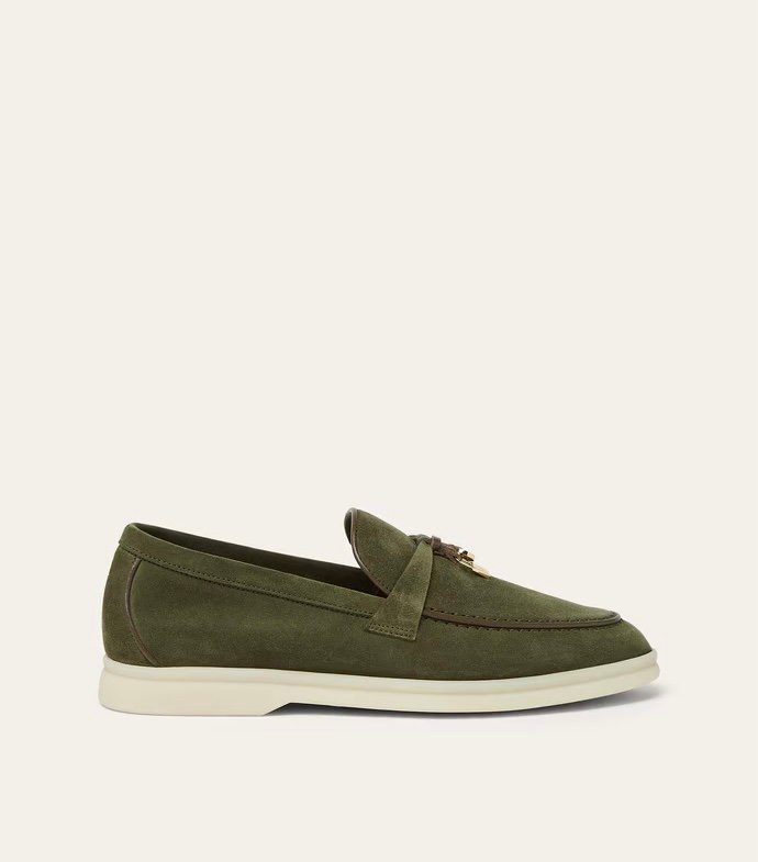 Loro Piana Summer walk olive Green