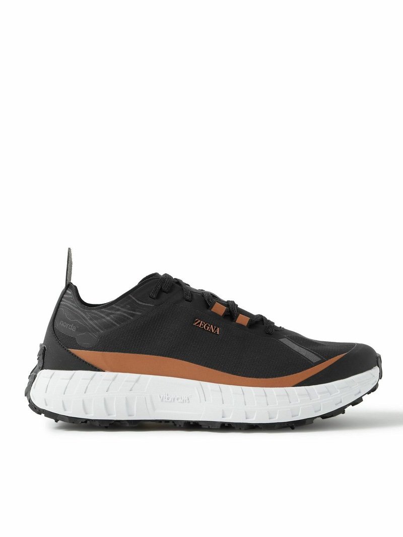 ZEGNA x norda™ 001 Black Technical Fabric sneaker