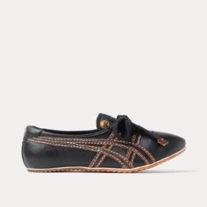 Versace x Onitsuka Tiger - TAI-CHI Sakura Nappa Black / Brown Low Top Sneakers